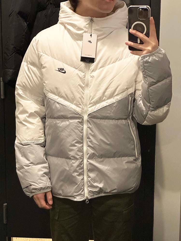 나이키 남성 윈드러너 스톰핏 후드 다운 패딩 자켓 DD6795 100