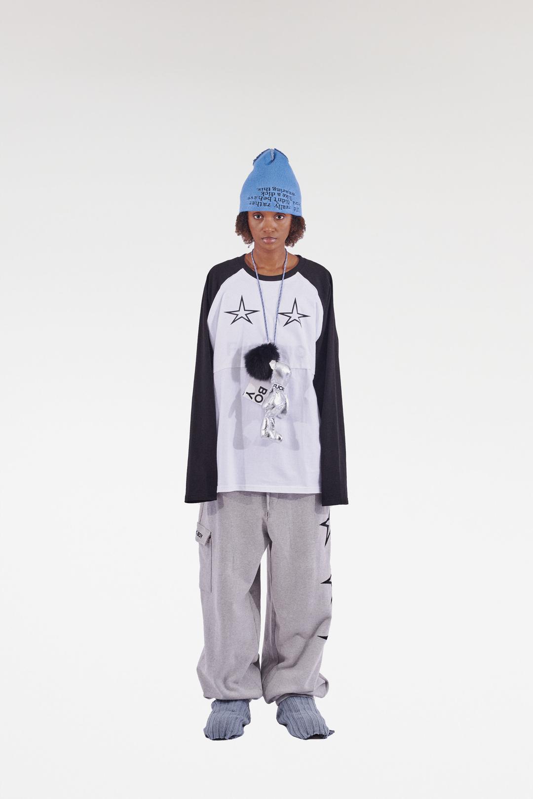 FUCKBOY: FUCKSTAR CARGO SWEATPANTS (GREY)
