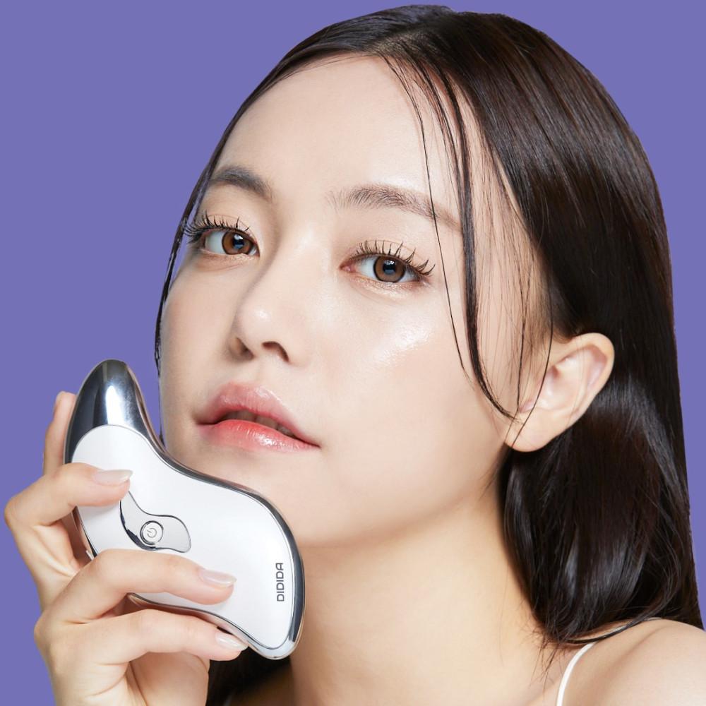디디다 블링클 갈바닉마사지기 번개 괄사 얼굴 피부 마사지기 뷰티 디바이스