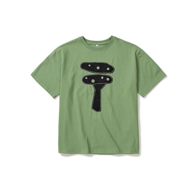 [WONDER VISITOR] Ascii Heesu Overfit T-shirt /追跡付 원더 비지터 Ascii Heesu Overfit T-shirt [White] - 위시버킷