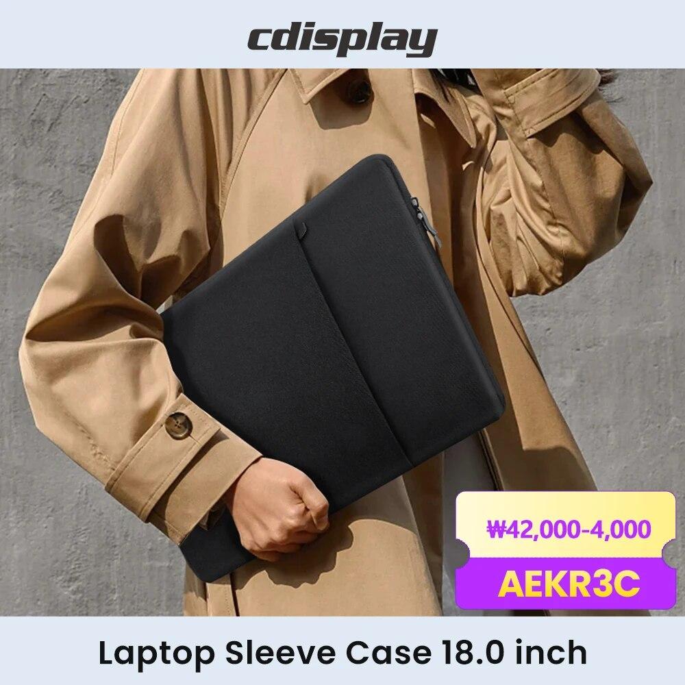 Cdisplay 노트북 가방 18 17 15.6인치 파우치 서류가방 휴대용 모니터 태블릿 맥북 파우치 Samsung 컴퓨터 케이스 Zeuslap 휴대용 모니터용 아이패드 파우치