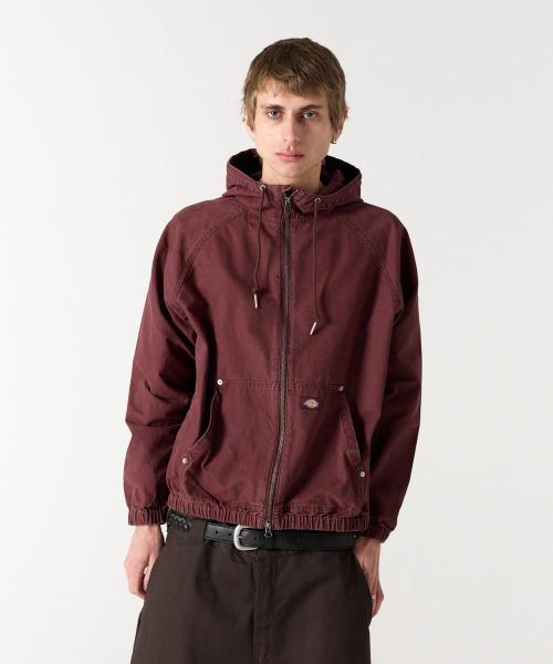 코튼 캔버스 비치 재킷 Burgundy