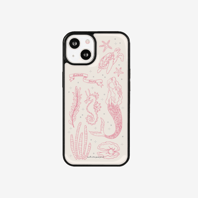 *iPhone ONLY* MERMAID DIARY PHONE CASE (PINK)
