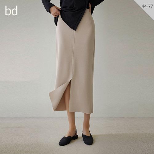 by-D S31578 F/W 프리미엄 슬릿 스커트
