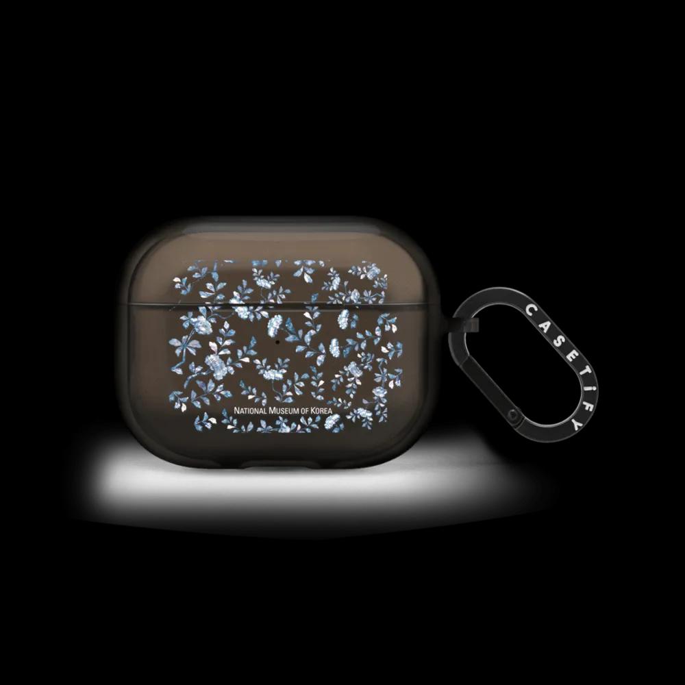 NMK Blue Nacre Earbuds Case - Black Case Edition