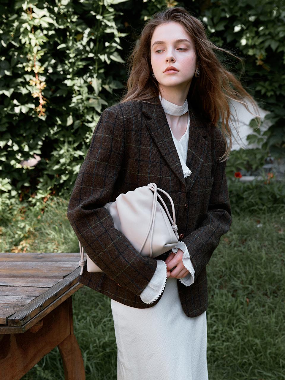 르니나 FLORIA shoulder cross bag_GRAY