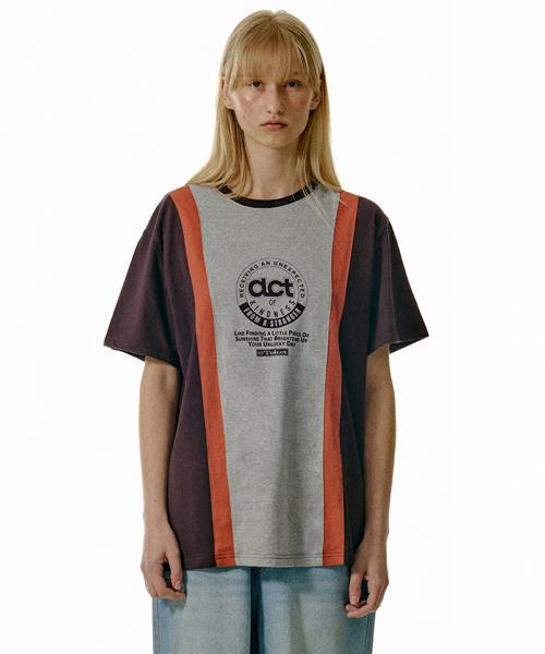 Good Deed Cutting Line Tee Burgundy