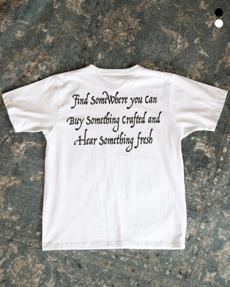 "FIND SOMEWHERE\" slogan