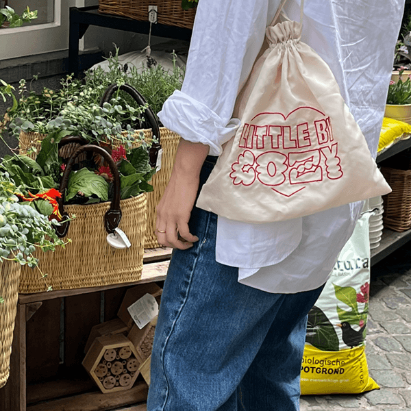 [LITTLEBYCOZY] Silky Pouch / White /