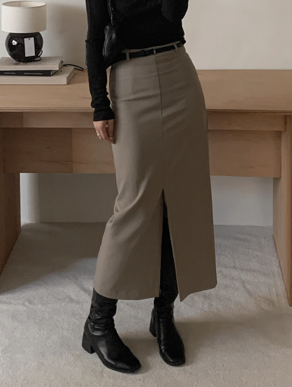 Bay skirt(벨트 set)<font style="font-size:0px