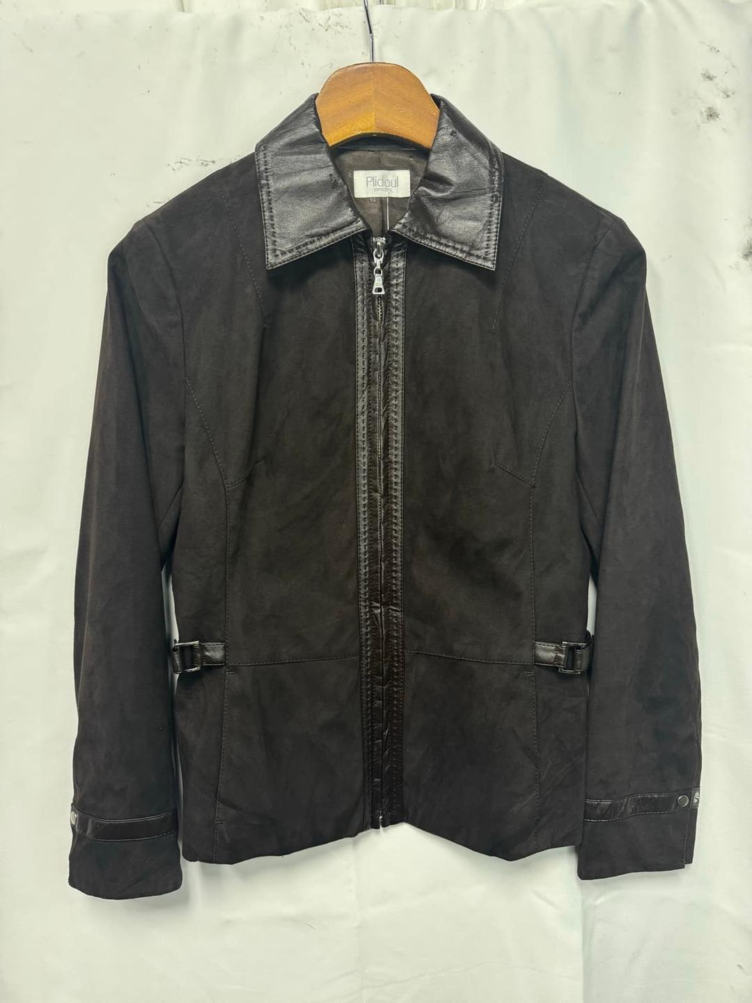 Dark brown suede jacket | 후루츠패밀리