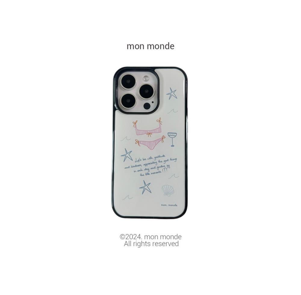 몽몽드 cool summer phone case 아이폰15