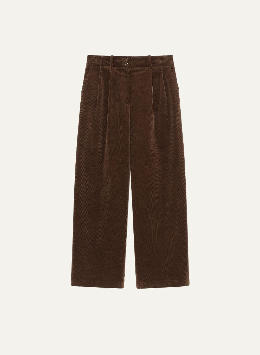 Corduroy Pants Bear Brown