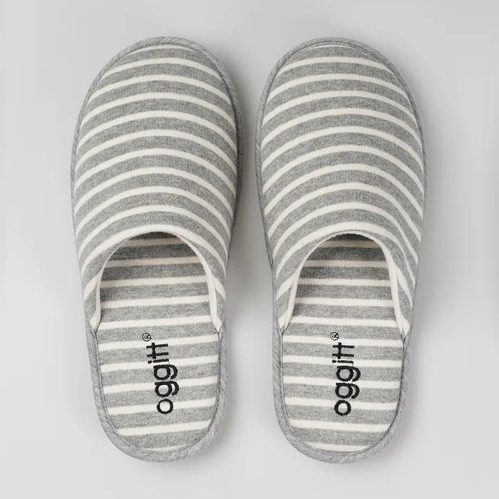 [29CM 단독] 머쉬 룸 슬리퍼 멜란지 스트라이프