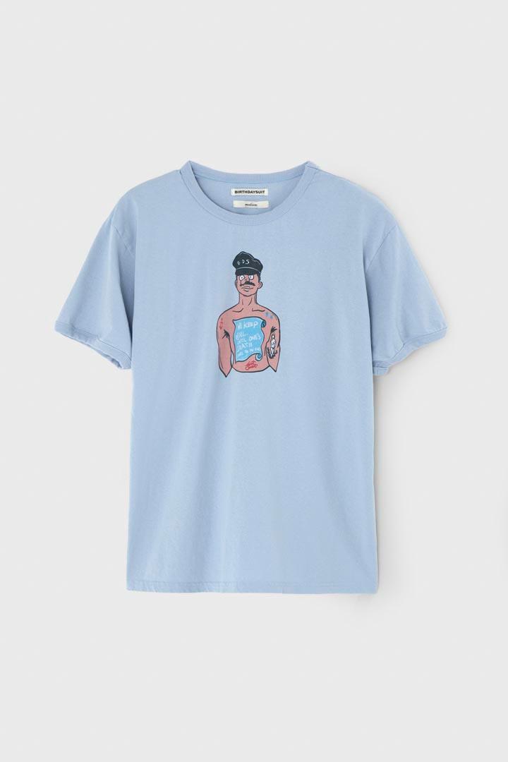 BIRTHDAYSUIT CAPTAIN T-SHIRT (BLUE)