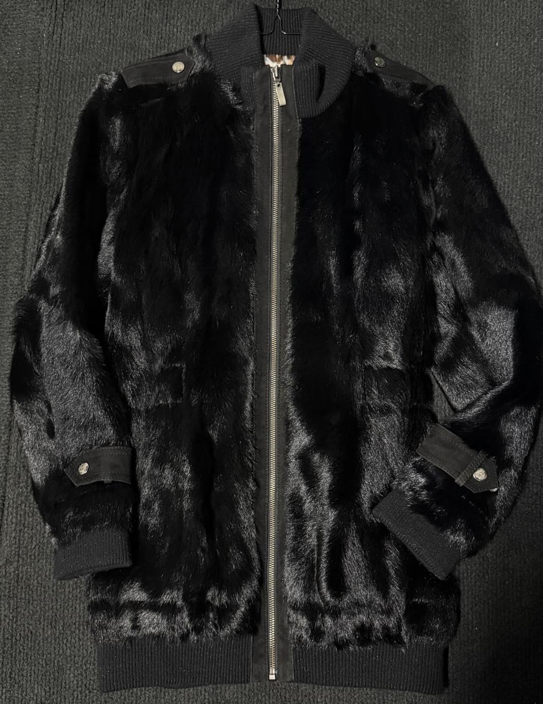 빈티지 양가죽 블랙 리얼퍼 자켓 ayadz 큐빈 오공이 파우닝 펑크 갸루 | 후루츠패밀리