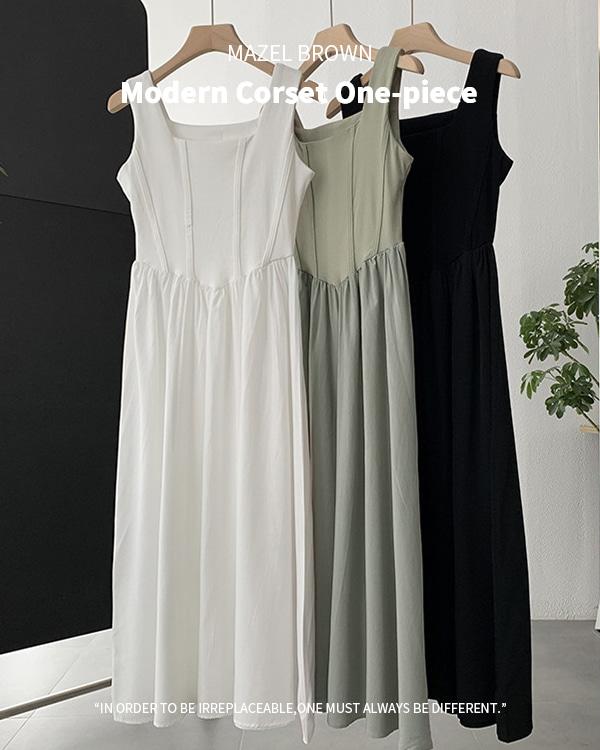 모던 코르셋 원피스