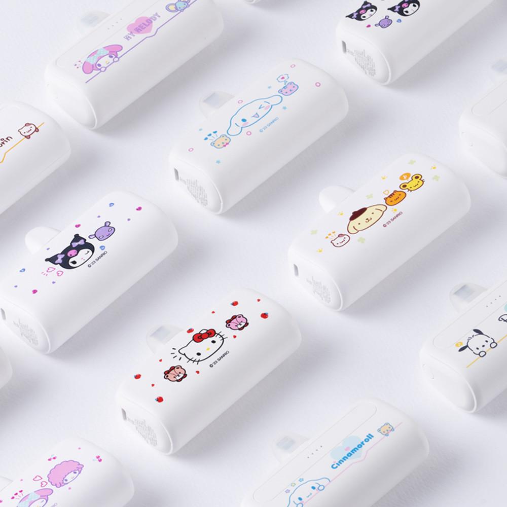 산리오캐릭터즈 도킹형 보조배터리 5000mAh (8핀,C타입)