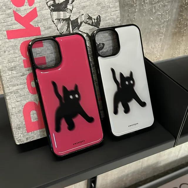 [black cat] 블랙캣 에폭시 범퍼 케이스 아이폰 갤럭시 폰케이스