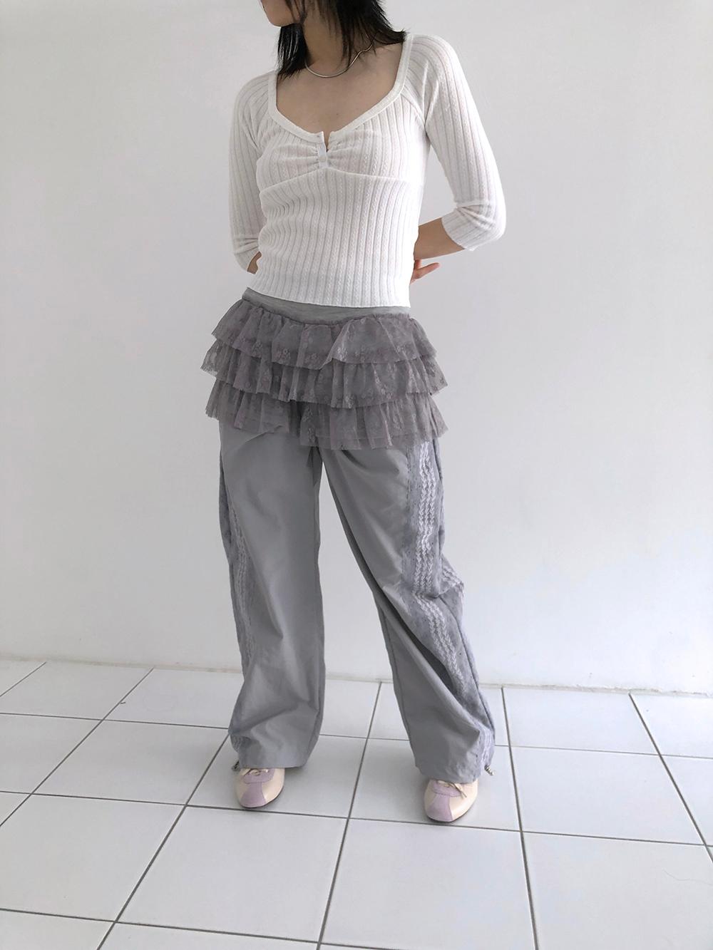 flower string pants (2c)