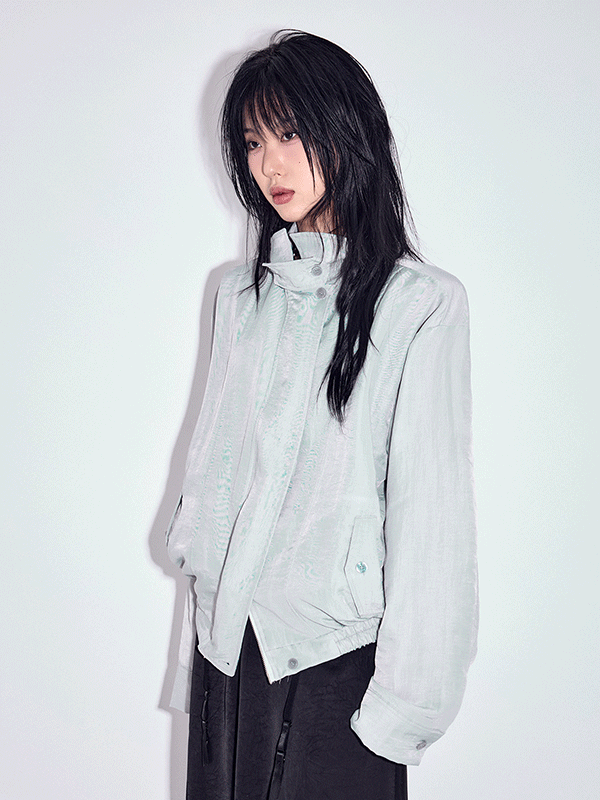 윈디 하이 버튼 점퍼