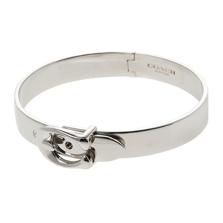 [코치] 공용 오픈 서클 뱅글 팔찌C9489 SILVER