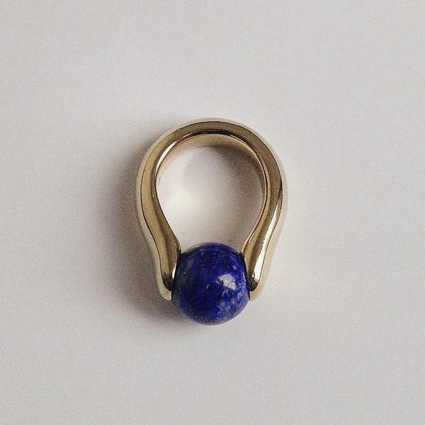 ORBIT RING (Lapis lazuli)