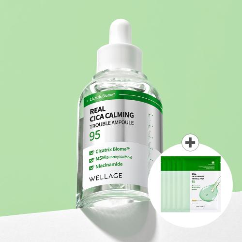 리얼 시카 카밍 트러블 앰플 50ml (+시카 앰플 마스크 5매 증정)