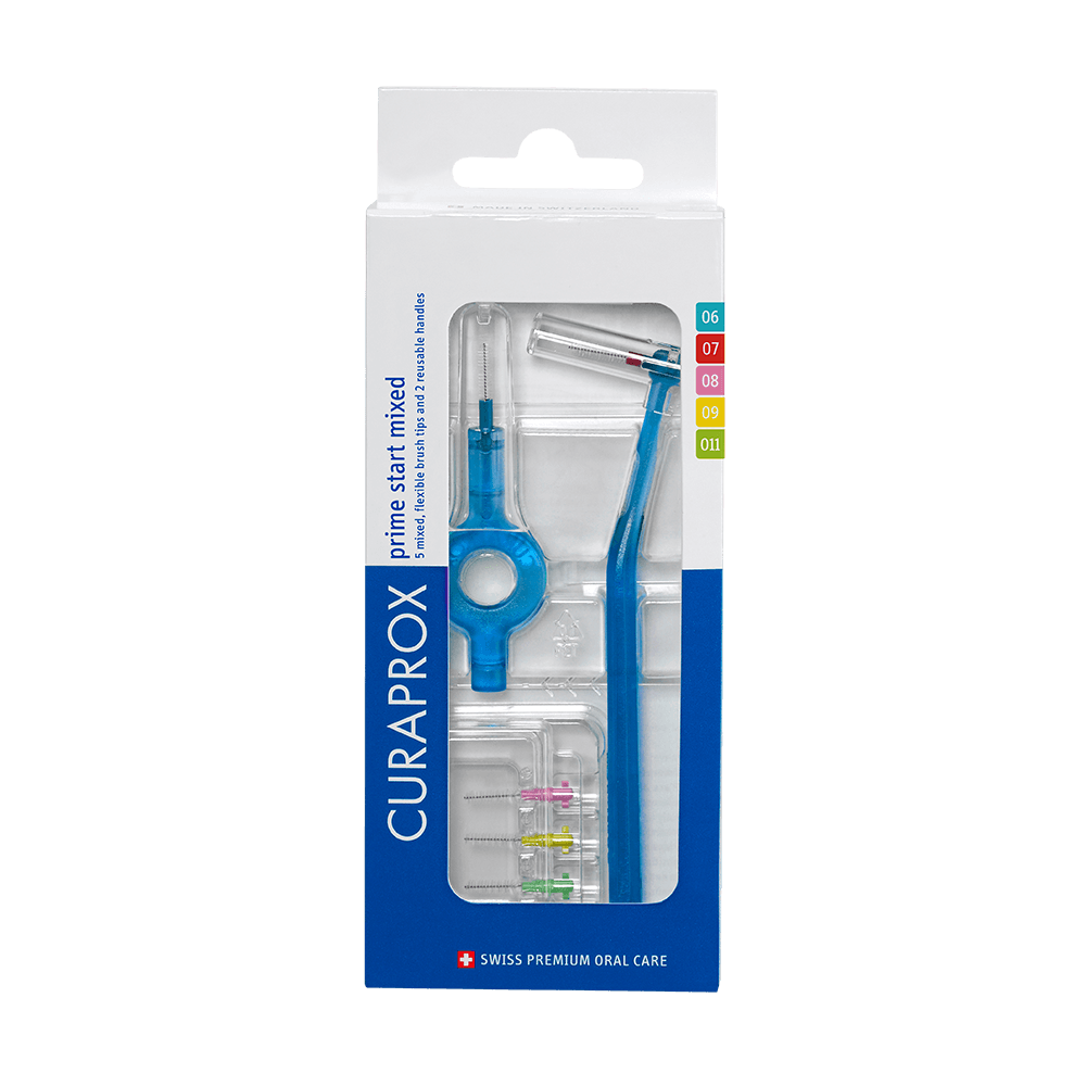 큐라덴 큐라프록스 CPS Prime Mixed 0.6-1.1mm 치간칫솔 5p(홀더 포함)