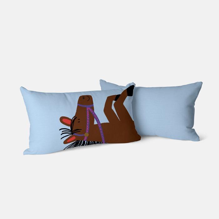 Horse friend 미니 쿠션