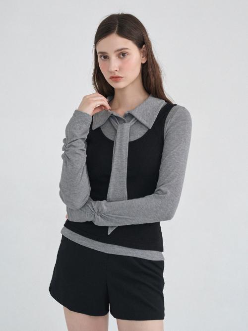 로넌 레이어드 타이 티