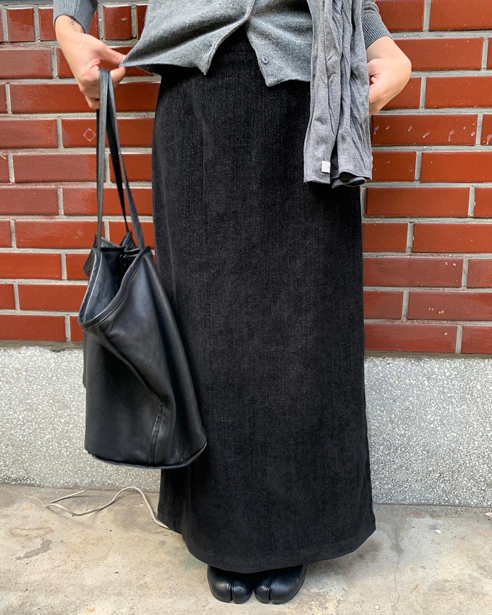 벨로아 맥시 스커트(블랙) s당일m금요일출고