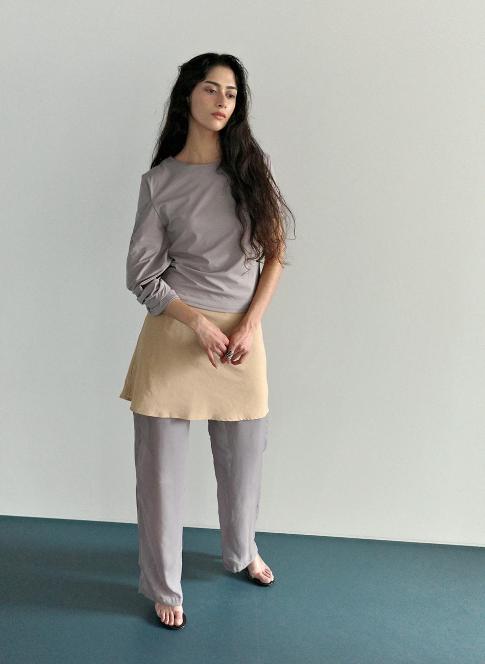 cape grash beige top