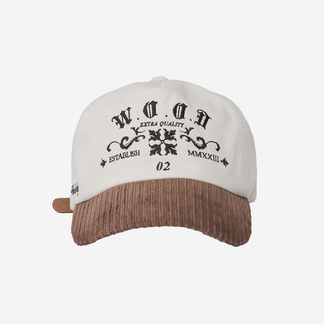 Woodman Corduroy Antique Ballcap Beige