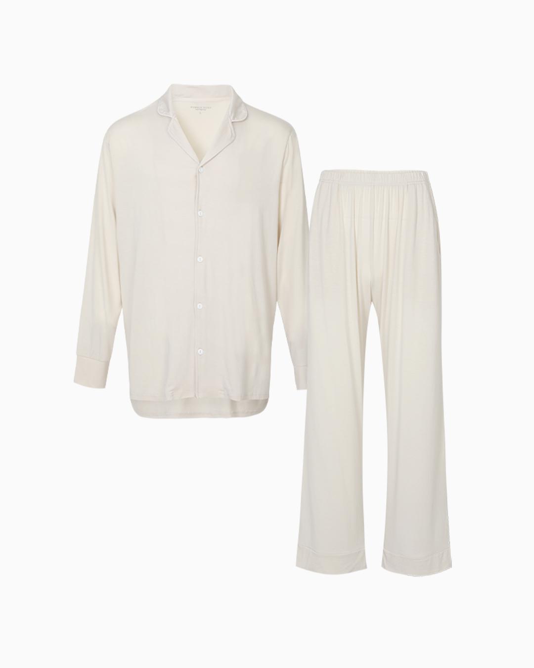 노르딕슬립 멘즈 텐셀 파자마 SET (아이보리)