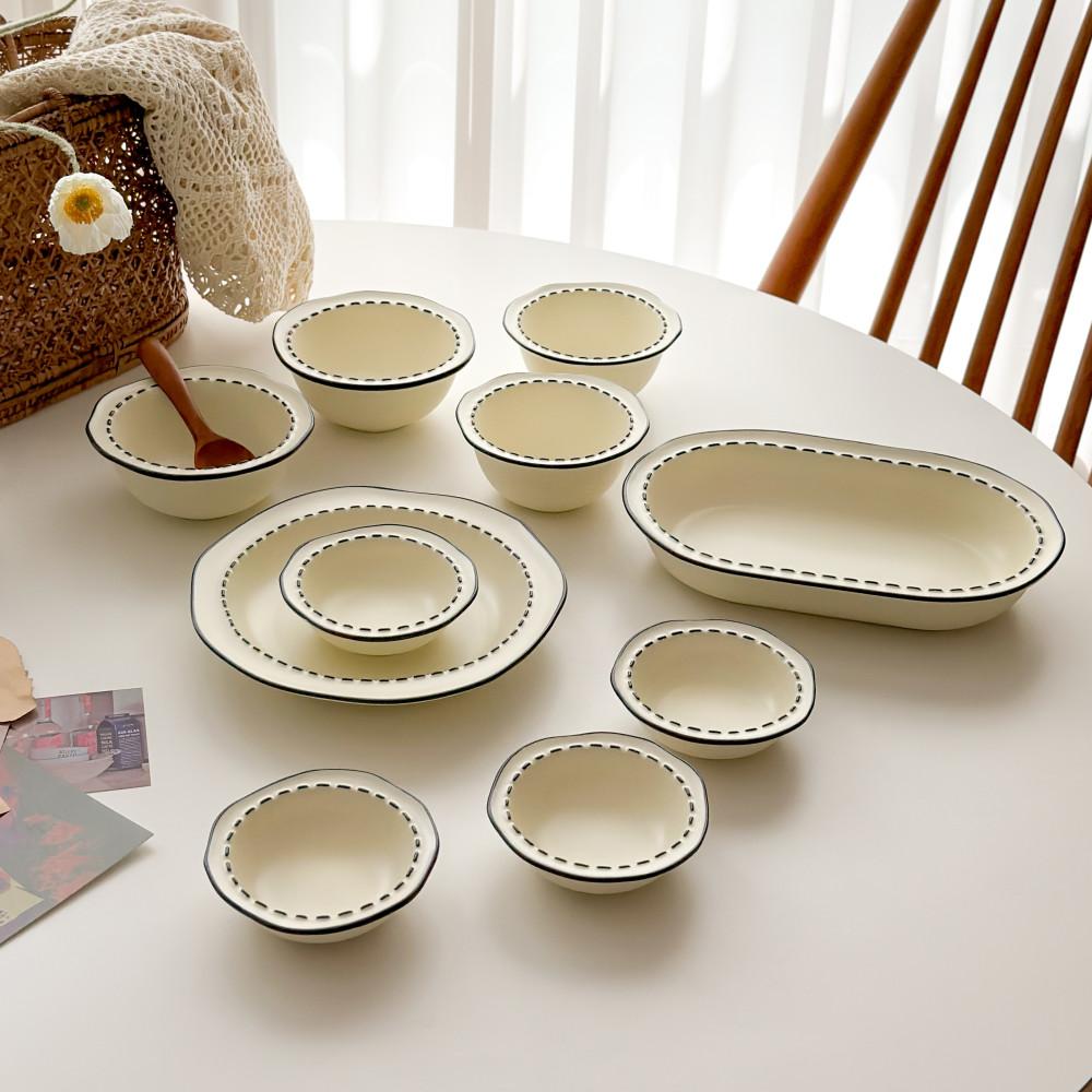 [단독배송] 어글리 도트 식기 10종 세트