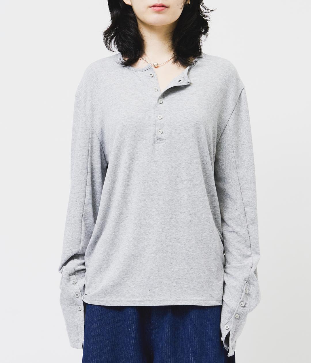Center Henley Longsleeve (3color)