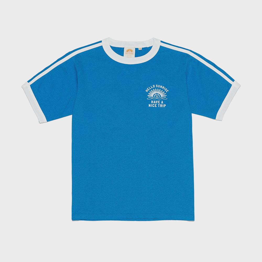 HS VTG Arch Logo Soccer Tee (W) (Blue & White)