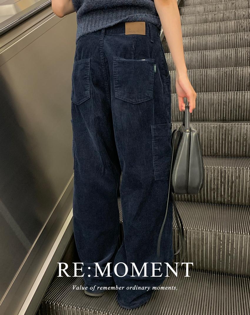 오디너리먼트 [💗주문폭주/1500장 돌파!/RE:MOMENT/ 당일발송 ] made.코멘드 코듀로이 카고 팬츠 2color!