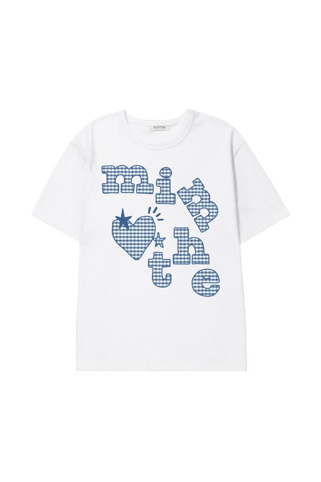 밈더 패치워크 티셔츠_화이트