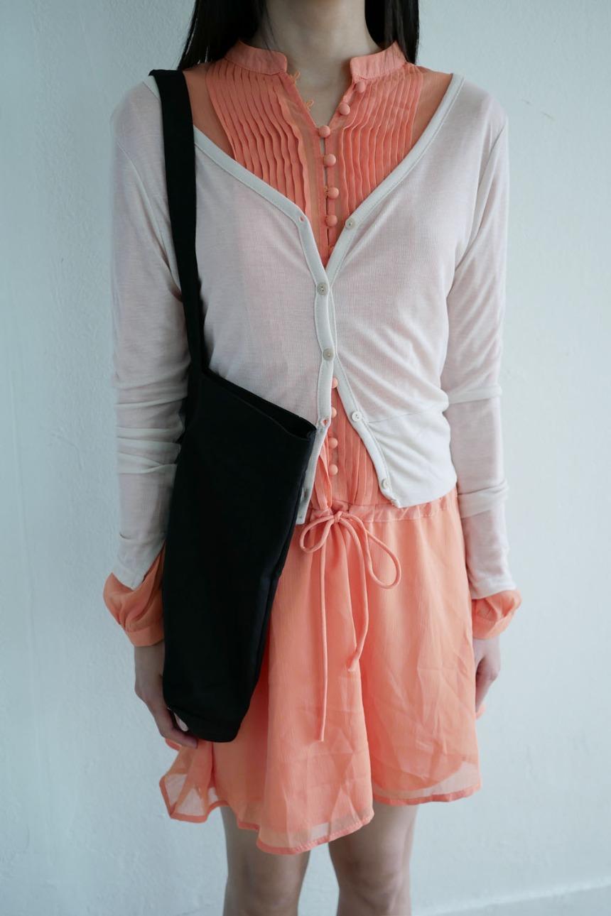 팁씨 tencel cuff cardigan (3color)
