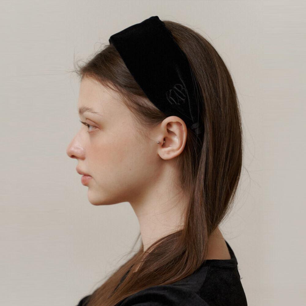 kinda logo basic wide head band