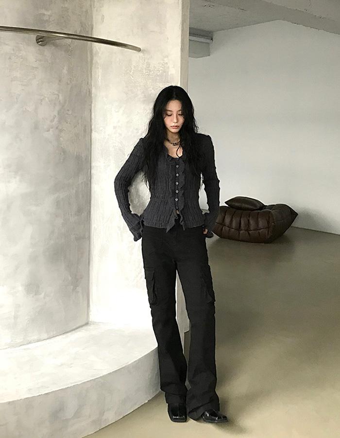 노드 프릴 가디건