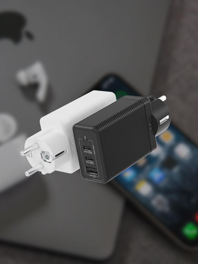 USB PD 100W PPS GaN 접지 멀티 초고속 충전기 GS610