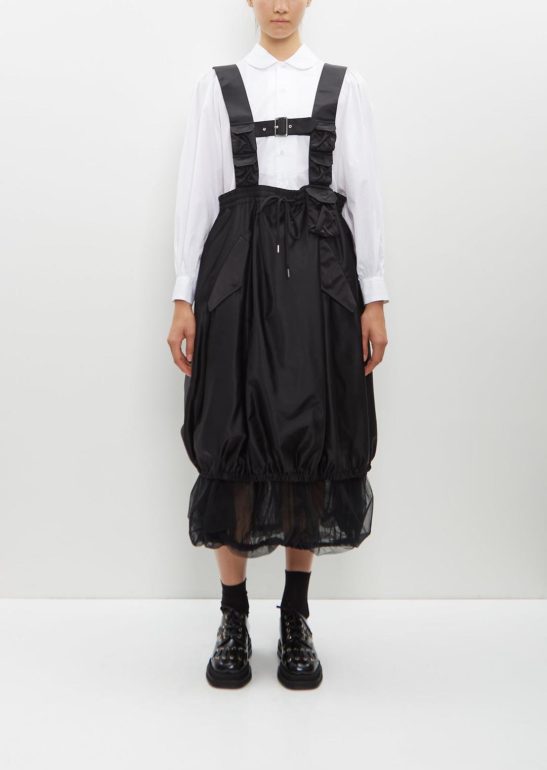 Suspender Bubble Skirt - S / Black
