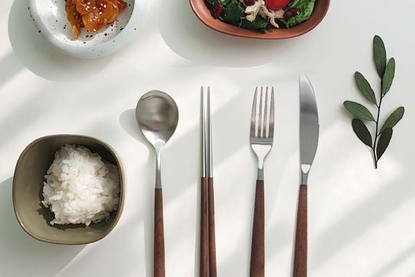 메이플우드 한식 양식 세트 2color