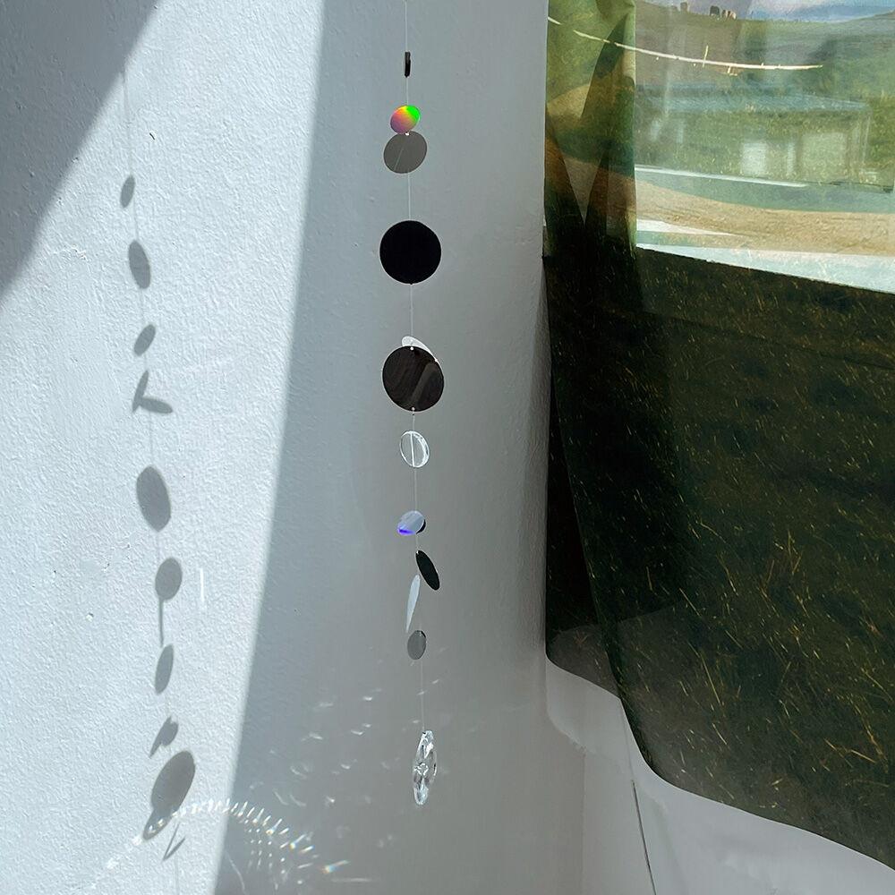 black full moon sun catcher