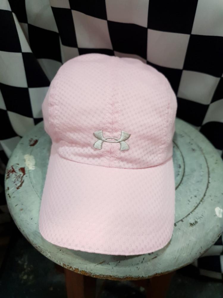 [중고] 언더아머 핑크 드라이핏 볼캡