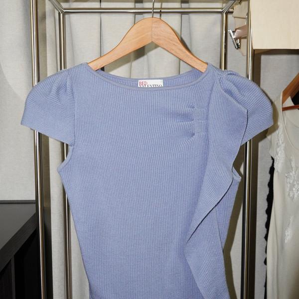 RED VALENTINO - Frill Knit Top