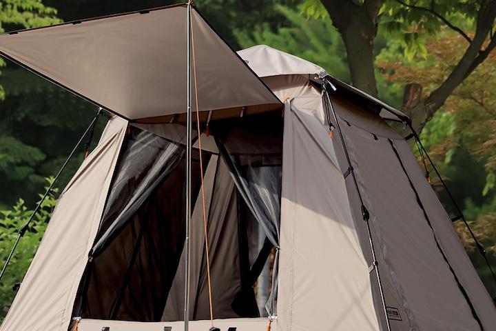 로티캠프 사각 그늘막 원터치 텐트 3-4인용